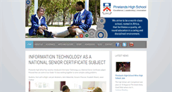 Desktop Screenshot of phs.org.za